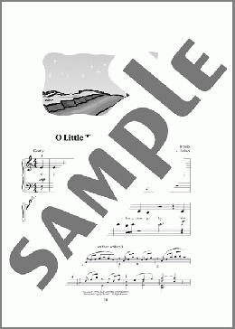 O Little Town Of Bethlehem(Lewis H. Redner/Phillips Brooks) 楽譜 ピアノ（ソロ） ダウンロード