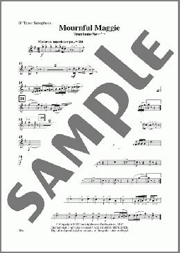 Mournful Maggie (arr. Gene Milford)-Tenor Saxophone(Karl King) 楽譜 その他 ダウンロード