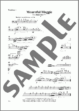 Mournful Maggie (arr. Gene Milford)-Trombone 1(Karl King) 楽譜 その他 ダウンロード