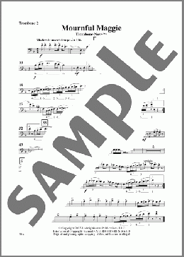 Mournful Maggie (arr. Gene Milford)-Trombone 2(Karl King) 楽譜 その他 ダウンロード
