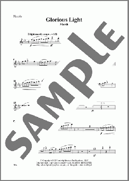 Glorious Light March-Piccolo(Gene Milford) 楽譜 その他 ダウンロード