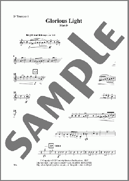 Glorious Light March-Trumpet 1(Gene Milford) 楽譜 その他 ダウンロード