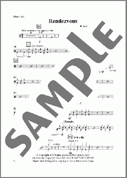 Rendezvous-Drum Set(R. Scott Whittington) 楽譜 オーケストラ（パート） ダウンロード