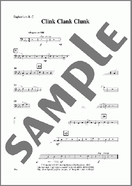 Clink Clank Clunk-Euphonium BC(Dan Adams) 楽譜 その他 ダウンロード