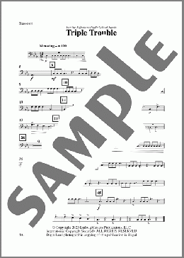 Triple Trouble-Bassoon(Daniel Sault) 楽譜 その他 ダウンロード