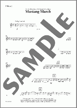 Mustang March-Horn 2(Daniel Sault) 楽譜 その他 ダウンロード