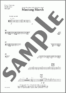 Mustang March-Percussion 2(Daniel Sault) 楽譜 その他 ダウンロード