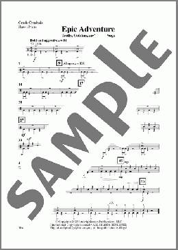 Epic Adventure-Crash Cymbals & Bass Drum(David M. Martin) 楽譜 その他 ダウンロード