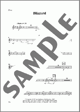 Blizzard-Oboe(Terry White) 楽譜 その他 ダウンロード