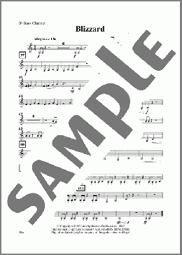 Blizzard-Bass Clarinet(Terry White) 楽譜 その他 ダウンロード