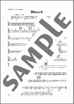 Blizzard-Baritone Saxophone(Terry White) 楽譜 その他 ダウンロード
