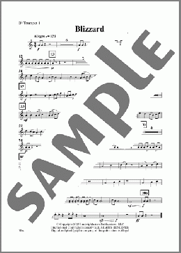 Blizzard-Trumpet 1(Terry White) 楽譜 その他 ダウンロード