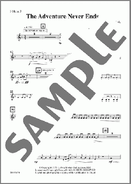 The Adventure Never Ends-Horn 3(Brady Sark) 楽譜 その他 ダウンロード