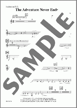 The Adventure Never Ends-Euphonium TC(Brady Sark) 楽譜 その他 ダウンロード