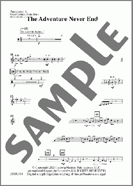 The Adventure Never Ends-Percussion 4(Brady Sark) 楽譜 その他 ダウンロード