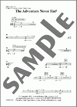 The Adventure Never Ends-Percussion 5(Brady Sark) 楽譜 その他 ダウンロード