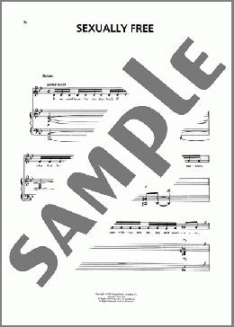 Sexually Free (from I Love My Wife)(Cy Coleman) 楽譜 ピアノ & ボーカル & ギター ダウンロード