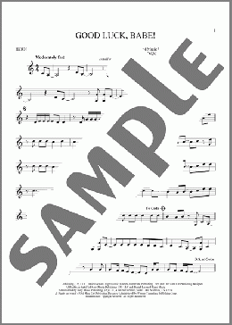 Good Luck, Babe!(Chappell Roan) 楽譜 ホルンソロ ダウンロード