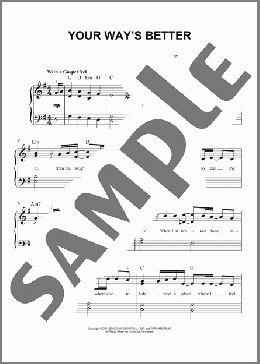 Your Way's Better(Forrest Frank) 楽譜 ピアノ（ソロ） ダウンロード