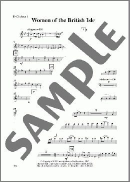Women of the British Isles-Clarinet 1(Traditional) 楽譜 その他 ダウンロード
