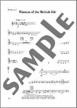 Women of the British Isles-Clarinet 3(Traditional) 楽譜 その他 ダウンロード