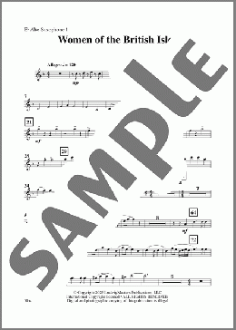 Women of the British Isles-Alto Sax 1(Traditional) 楽譜 その他 ダウンロード
