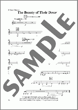 The Beauty of Their Dreams-Bass Clarinet(Terry White) 楽譜 その他 ダウンロード