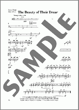 The Beauty of Their Dreams-Percussion 1(Terry White) 楽譜 その他 ダウンロード