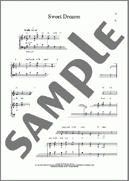 Sweet Dreams(John Bucchino) 楽譜 ピアノ & ボーカル ダウンロード