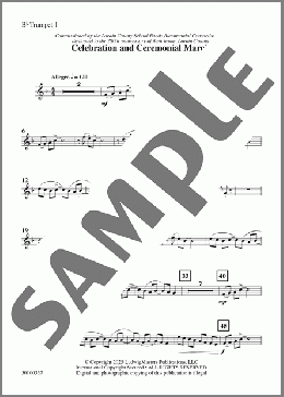 Celebration and Ceremonial March-Trumpet 1(Clarence E. Barber) 楽譜 その他 ダウンロード