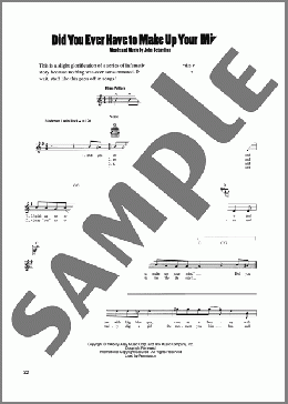 Did You Ever Have To Make Up Your Mind?(John Sebastian) 楽譜 メロディ ダウンロード