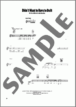 Didn't Want To Have To Do It(John Sebastian) 楽譜 メロディ ダウンロード