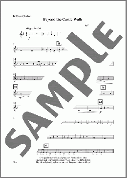 Beyond the Castle Walls-Bass Clarinet(Aric Branchfield) 楽譜 その他 ダウンロード