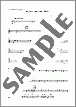 Beyond the Castle Walls-Baritone Saxophone(Aric Branchfield) 楽譜 その他 ダウンロード