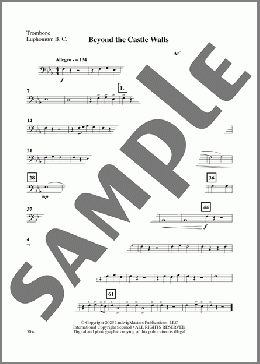 Beyond the Castle Walls-Trombone/ Euphonium(Aric Branchfield) 楽譜 その他 ダウンロード