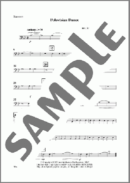 Polovtsian Dance (arr. Aric Branchfield)-Bassoon(Alexander Borodin) 楽譜 その他 ダウンロード