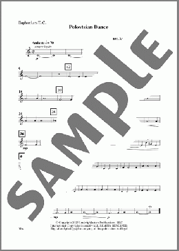 Polovtsian Dance (arr. Aric Branchfield)-Euphonium TC(Alexander Borodin) 楽譜 その他 ダウンロード