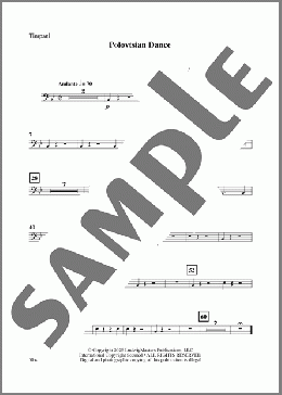 Polovtsian Dance (arr. Aric Branchfield)-Timpani(Alexander Borodin) 楽譜 その他 ダウンロード