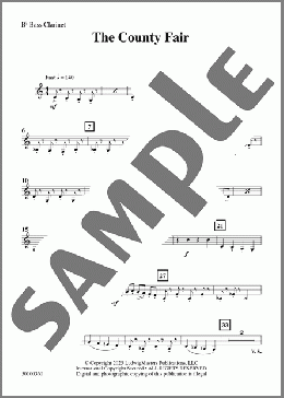 The County Fair-Bass Clarinet(David Bobrowitz) 楽譜 その他 ダウンロード