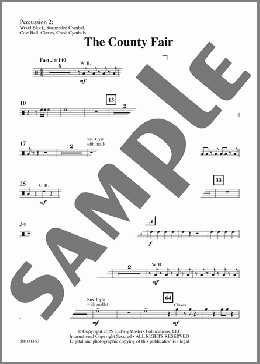The County Fair-Percussion 2(David Bobrowitz) 楽譜 その他 ダウンロード