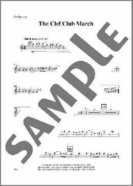 The Clef Club March (arr. Luci Disano)-Eb Clarinet(James Reese Europe) 楽譜 その他 ダウンロード