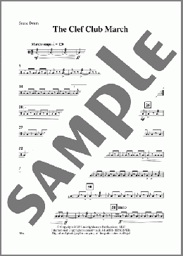The Clef Club March (arr. Luci Disano)-Snare Drum(James Reese Europe) 楽譜 その他 ダウンロード