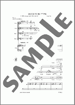 Much To Be Done(Mark Campbell/Iain Bell) 楽譜 合唱（その他） ダウンロード
