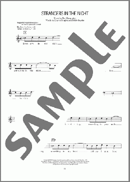 Strangers In The Night(Eddie Snyder/Bert Kaempfert/Charles Singleton) 楽譜 その他 ダウンロード