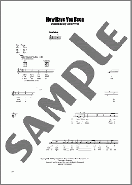 How Have You Been(John Sebastian) 楽譜 メロディ ダウンロード