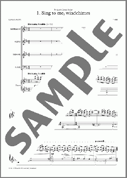 Sing To Me, Windchimes(Owain Park) 楽譜 合唱（その他） ダウンロード