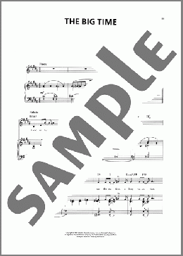 The Big Time (from The Will Rogers Follies)(Cy Coleman) 楽譜 ピアノ & ボーカル ダウンロード