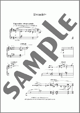 Eventide(Rachel Portman) 楽譜 ピアノ（ソロ） ダウンロード