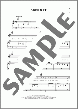 Santa Fe (from Rent)(Jonathan Larson) 楽譜 ピアノ & ボーカル & ギター ダウンロード