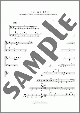 He's A Pirate (from Pirates Of The Caribbean: The Curse Of The Black Pearl) (arr. Michelle Hynson)(Hans Zimmer) 楽譜 その他 ダウンロード